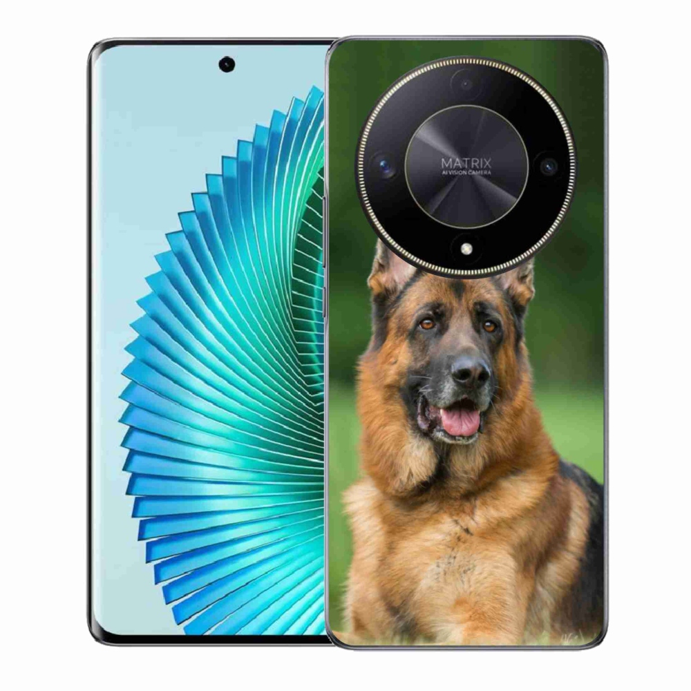 Zselés borítás mmCase a Honor Magic 6 Lite 5G számára - Német juhászkutya