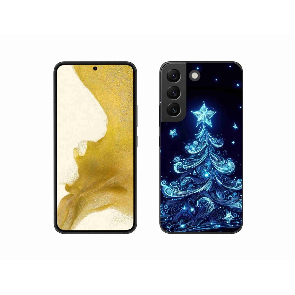 Gél borítás mmCase Samsung Galaxy S22 5G - neon karácsonyfa 4