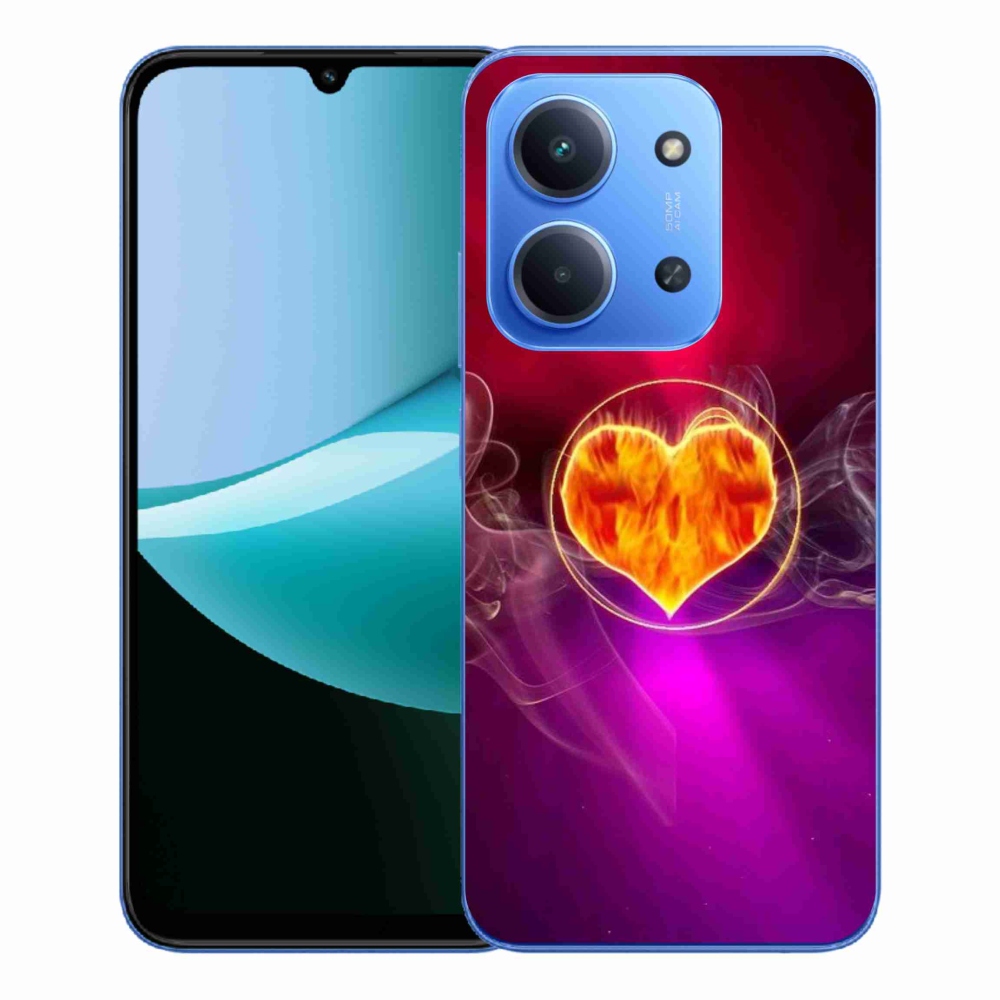 Gél borítás mmCase a Xiaomi Redmi 15C 4G/5G (173mm) - tüzes szívhez