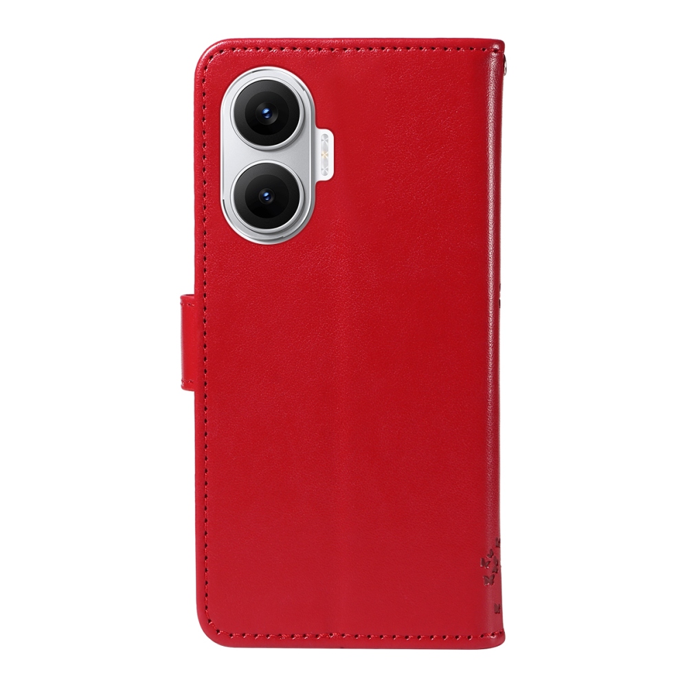 Fák könyv tokja Xiaomi Poco F7 5G - piros