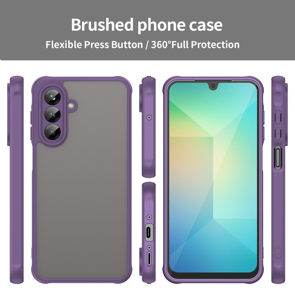 Zselés tok kemény hátlappal Samsung Galaxy A26 5G - lila