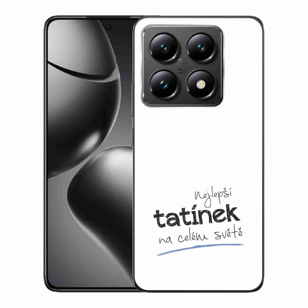 Gél borító mmCase a Xiaomi 14T-hez - legjobb apuci 4 fehér háttérrel