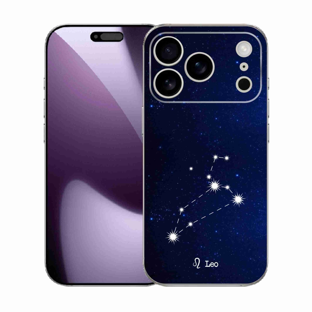 Zselés borítás mmCase iPhone 17 Pro készülékhez - Oroszlán csillagkép