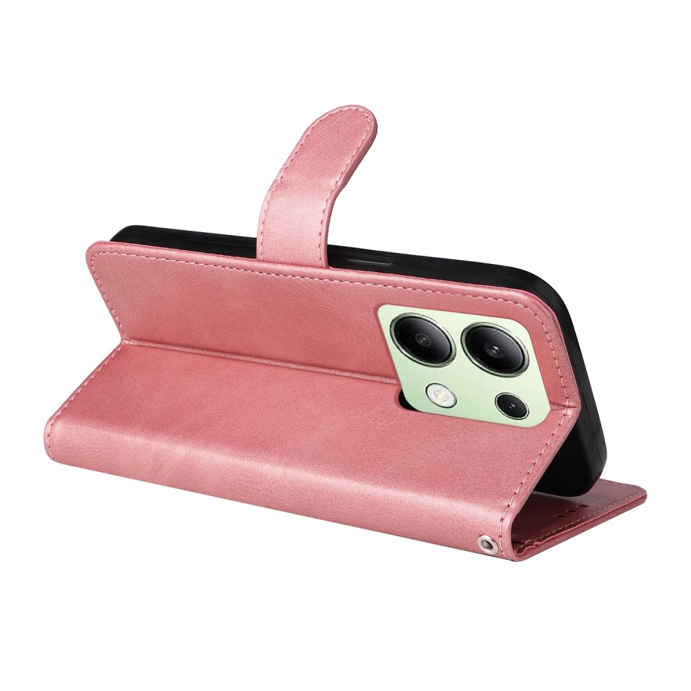 Tárcás könyv tok Xiaomi Redmi Note 13-hoz - rózsaszín