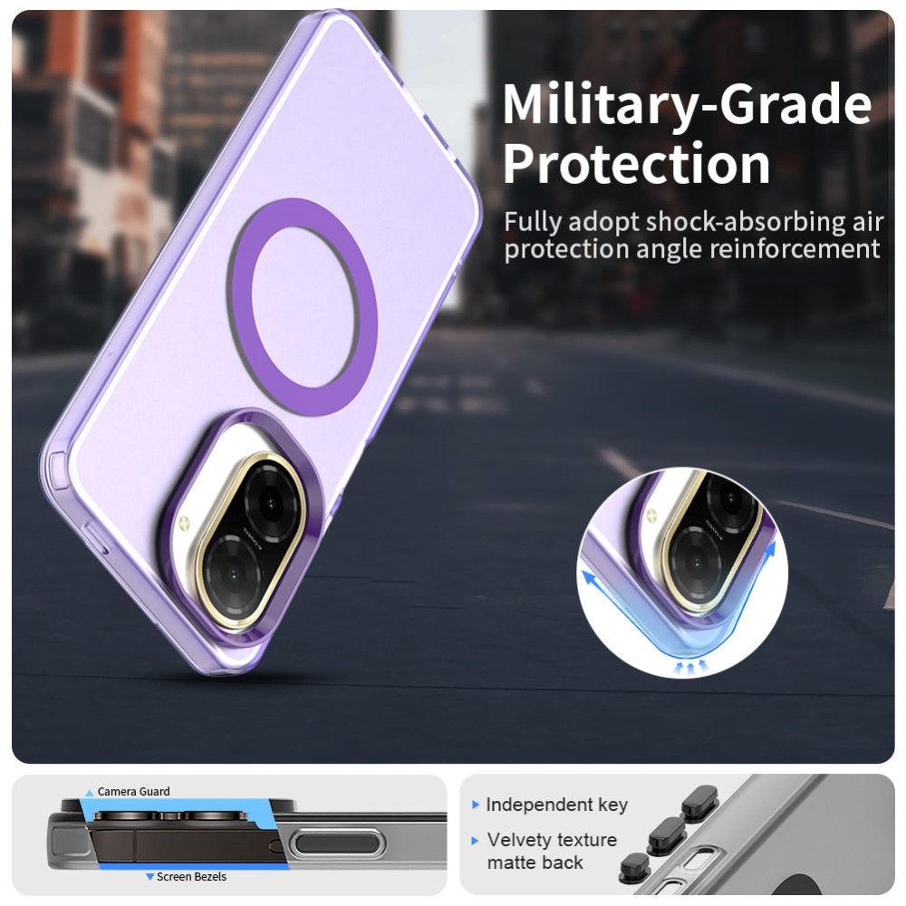 Candy zselés tok MagSafe-val Xiaomi Redmi A5 (171.7x77.8x8.3mm) - lila