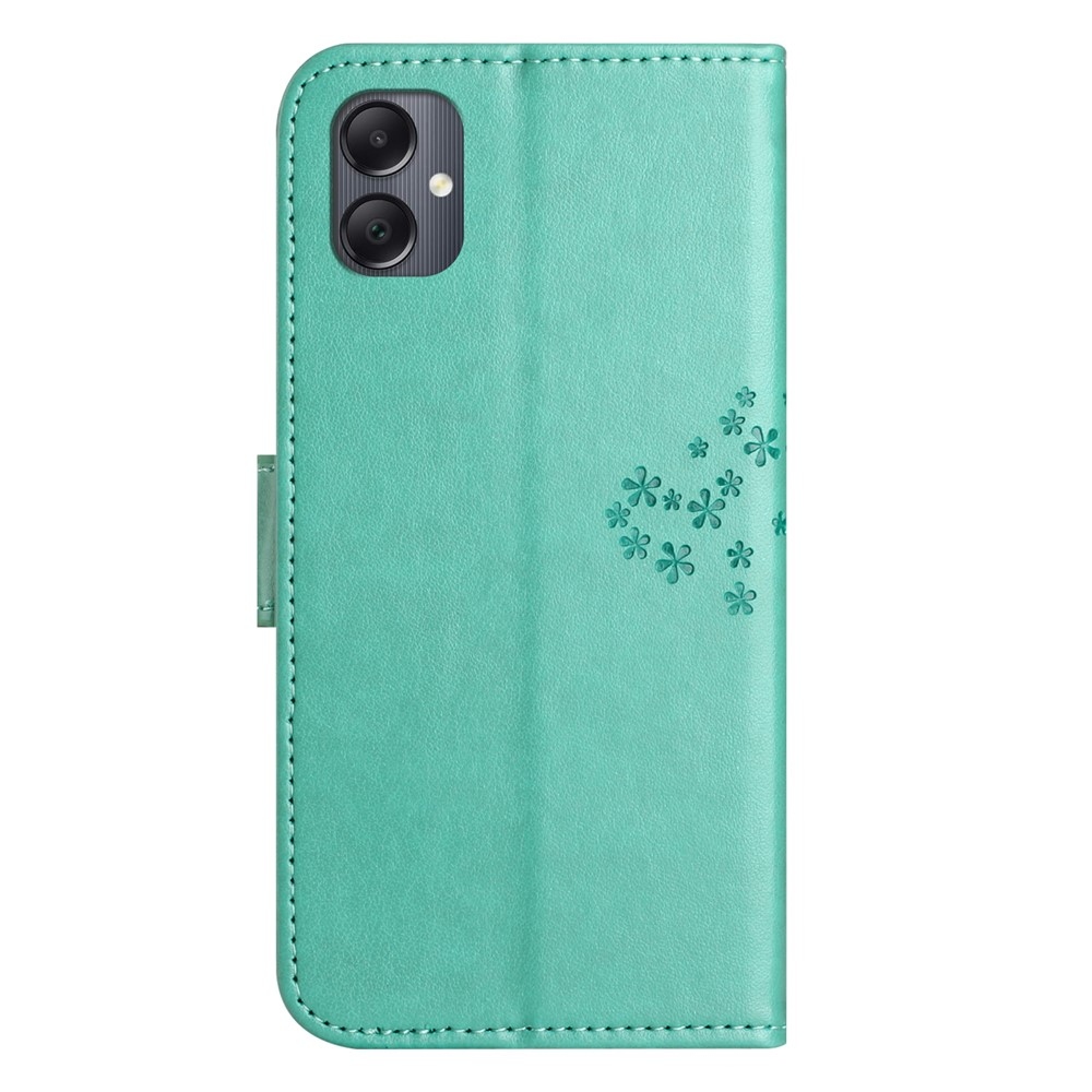 Fás könyv tok Samsung Galaxy A07 4G készülékhez - kékeszöld színű