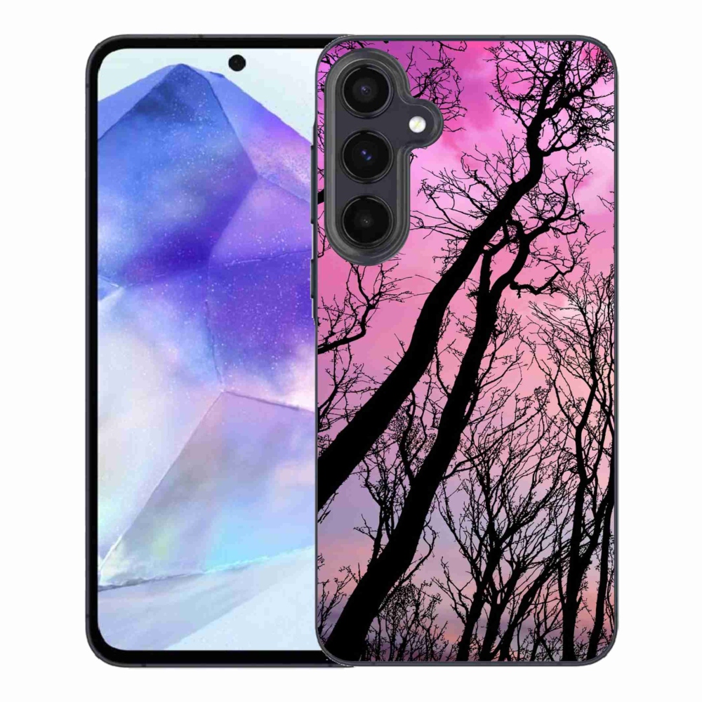 Gél tok mmCase a Samsung Galaxy A55 5G készülékhez - kidőlt fák