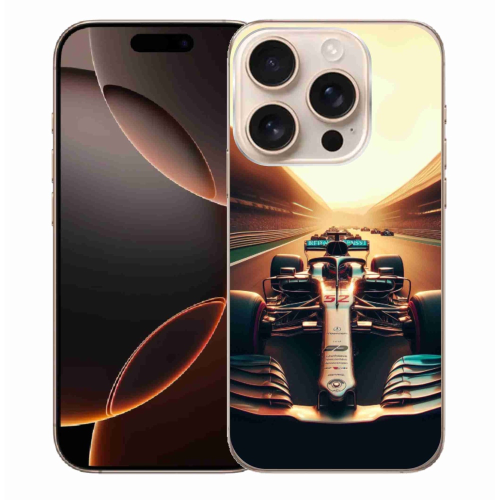 Zselés borítás mmCase iPhone 16 Pro Max készülékhez - formula 1
