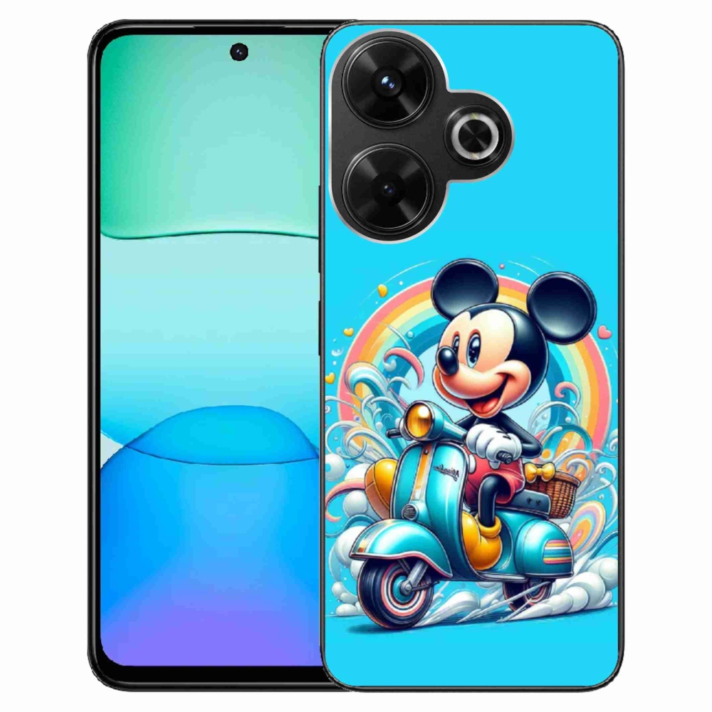 Gél borítás mmCase a Xiaomi Redmi 13 4G/Poco M6 4G - mickey egér 2 számára
