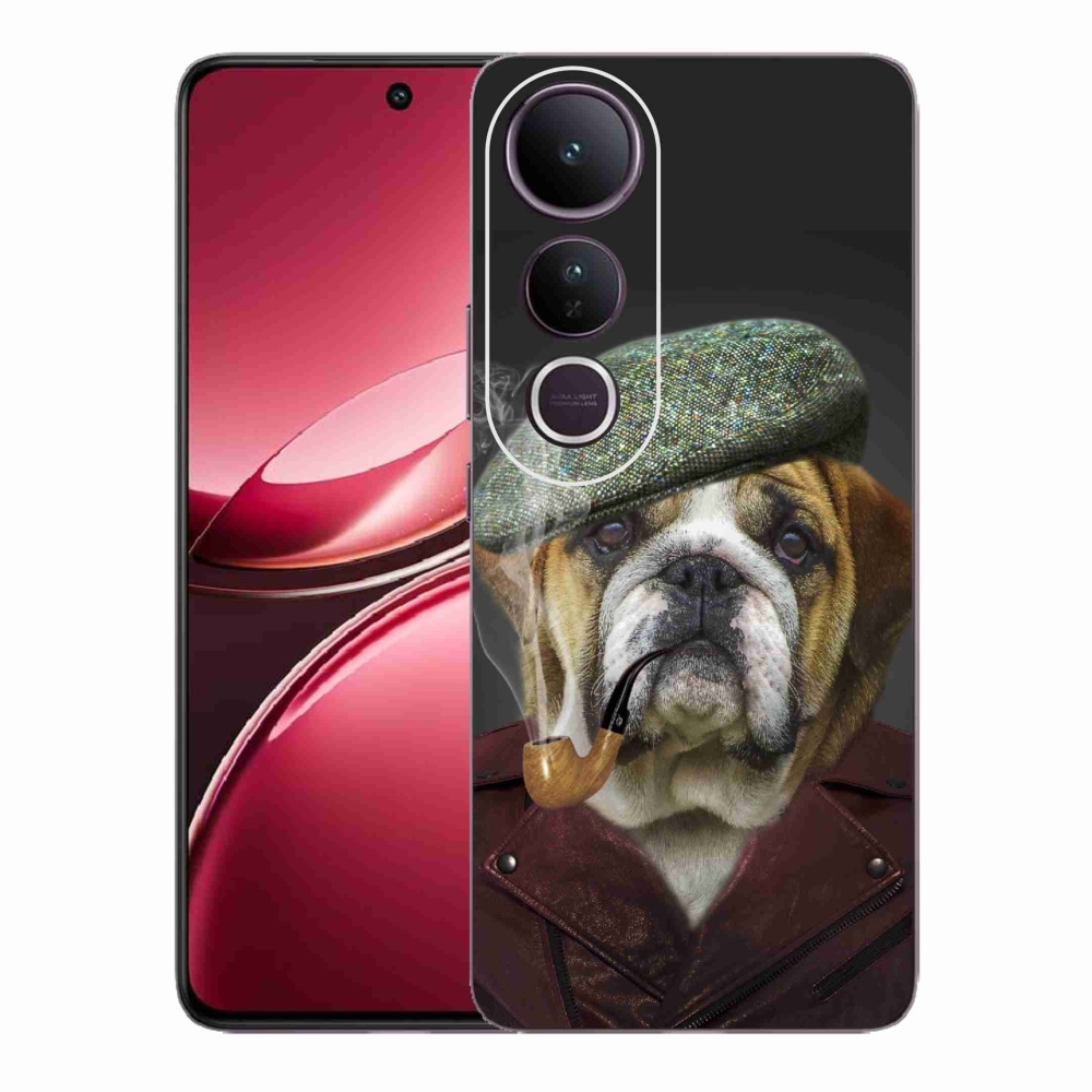 Gél borítás mmCase a Vivo V50 Lite 4G/5G - kutya csővel