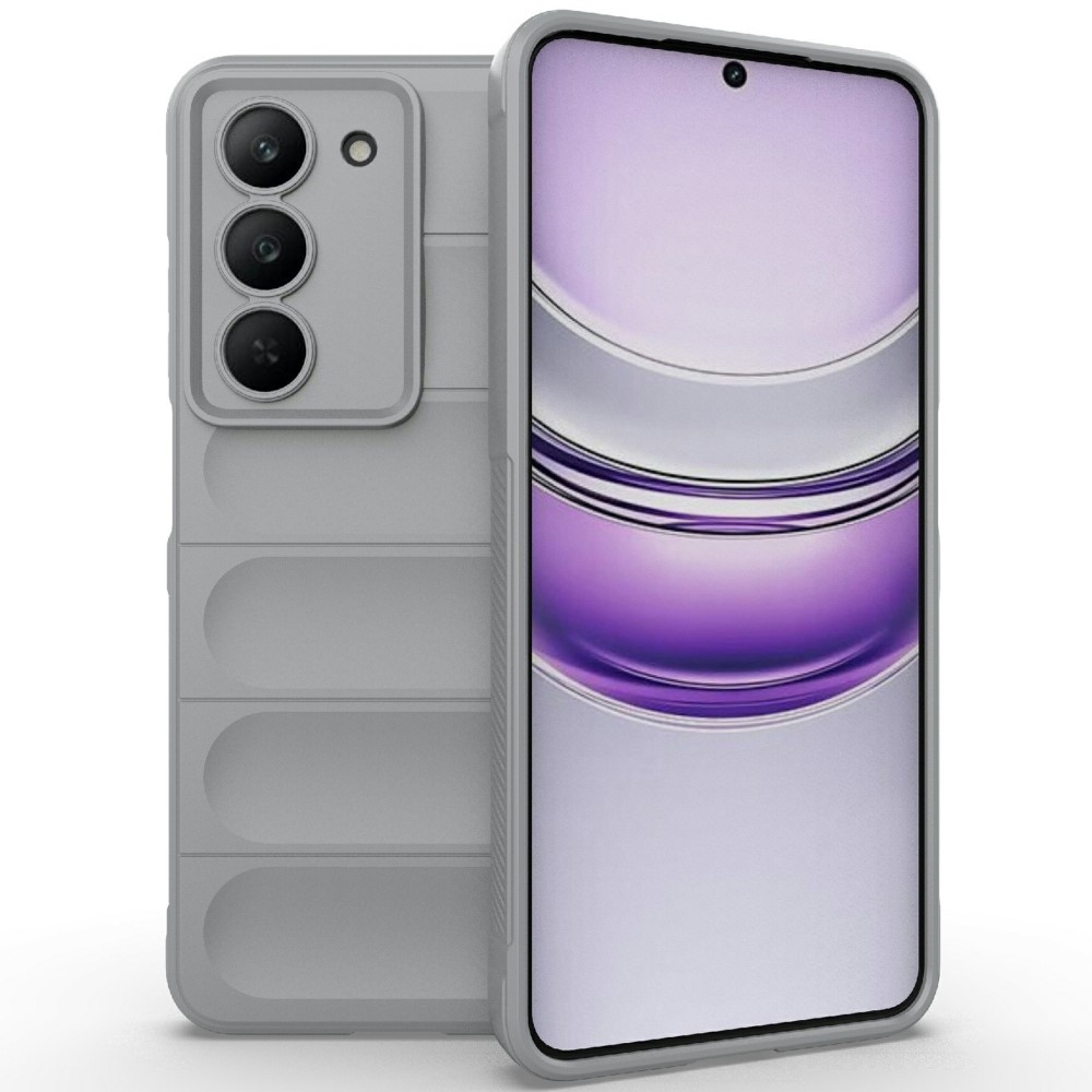 Rugg tartós zselés tok a Realme 14x 5G készülékhez - világosszürke