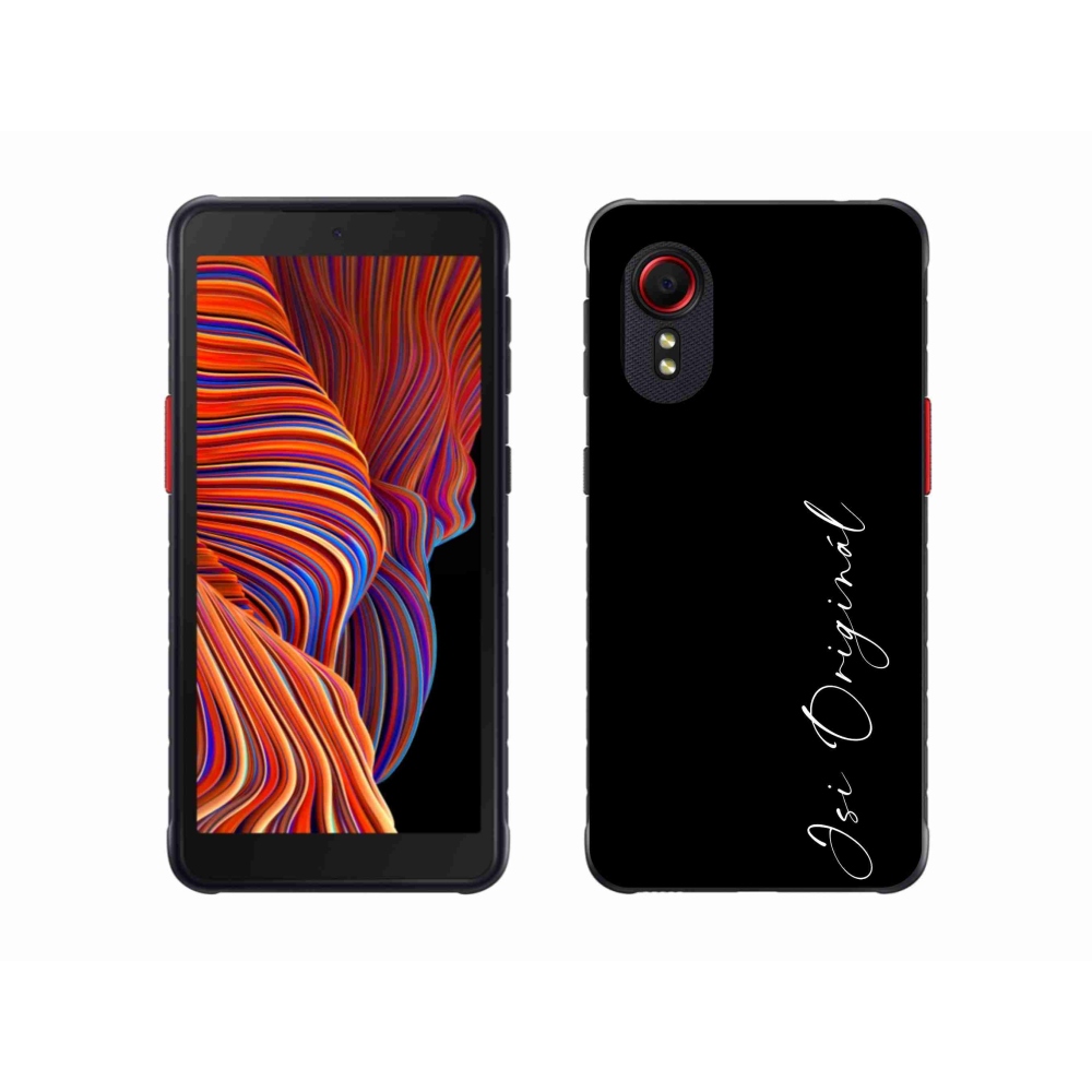 Gél borító mmCase Samsung Galaxy Xcover 5 - te vagy az eredeti fekete háttérrel