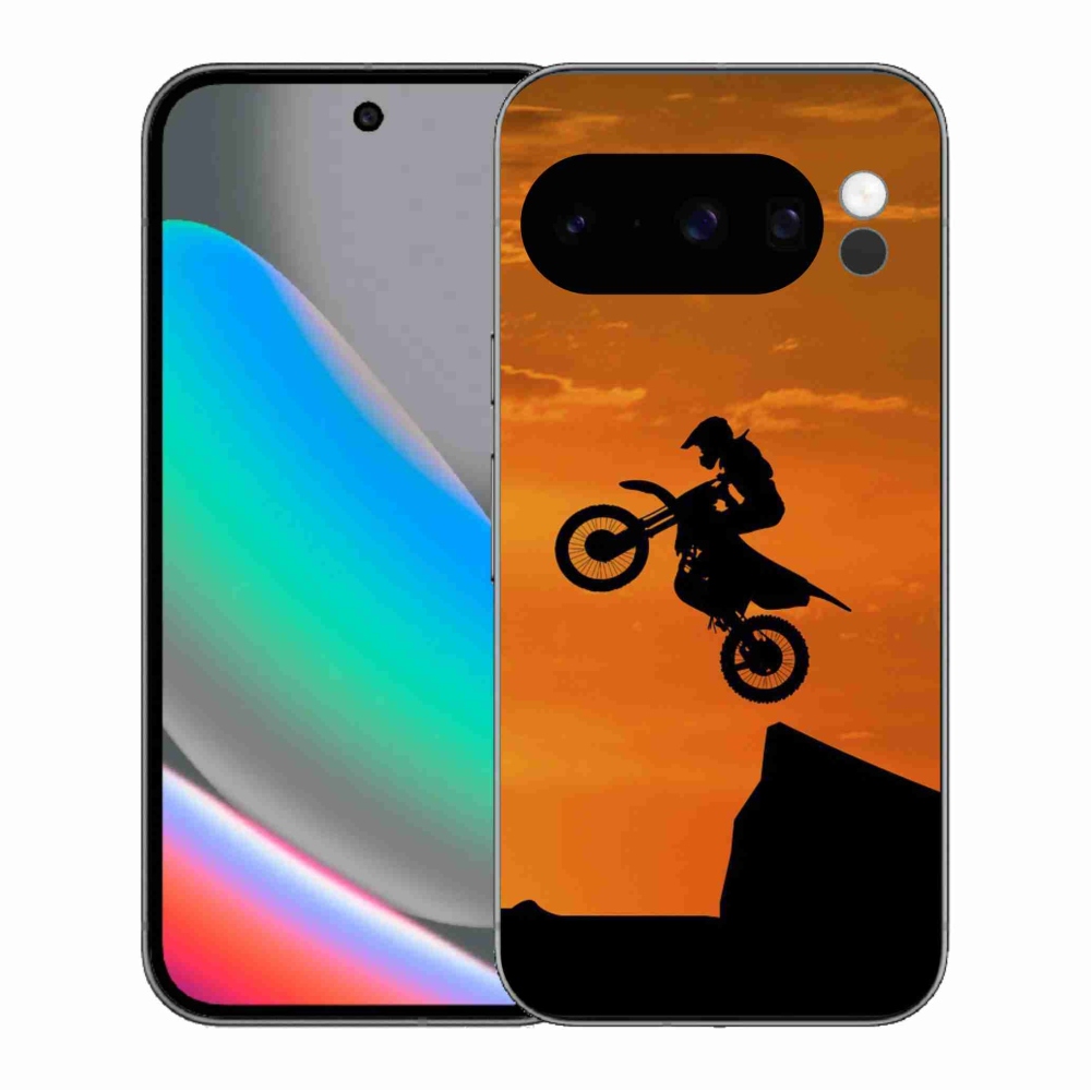Zselés borítás mmCase a Google Pixel 10 Pro számára - motocross