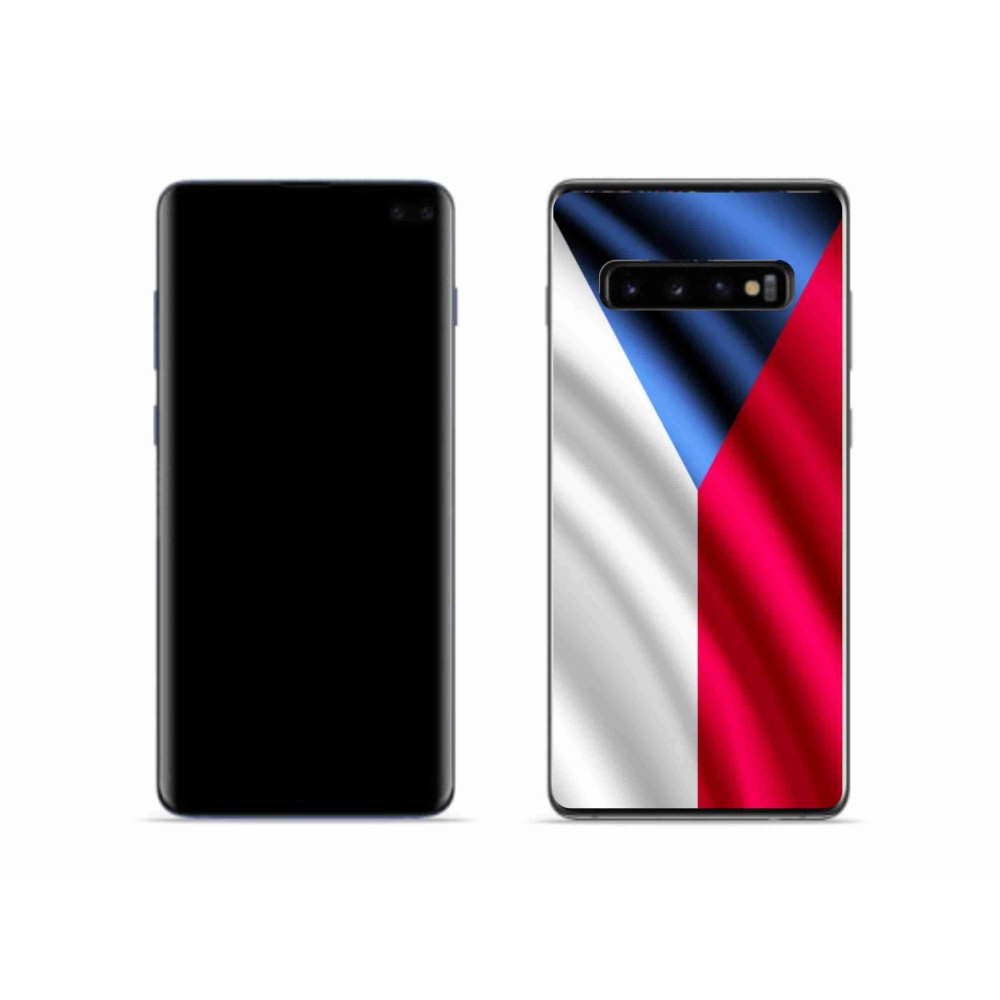 Gél borítás mmCase Samsung Galaxy S10 - cseh zászlóhoz