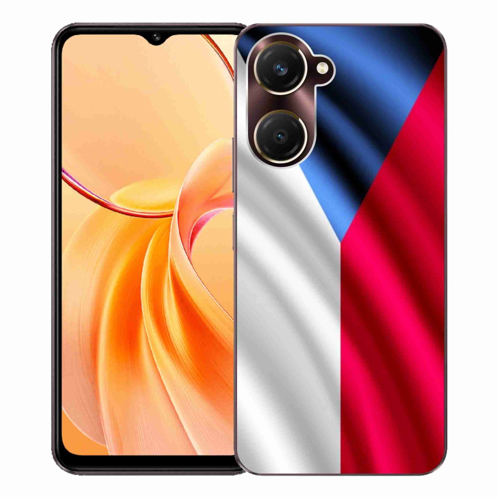 Gél borítás mmCase a Vivo Y28s 5G-n - cseh zászló