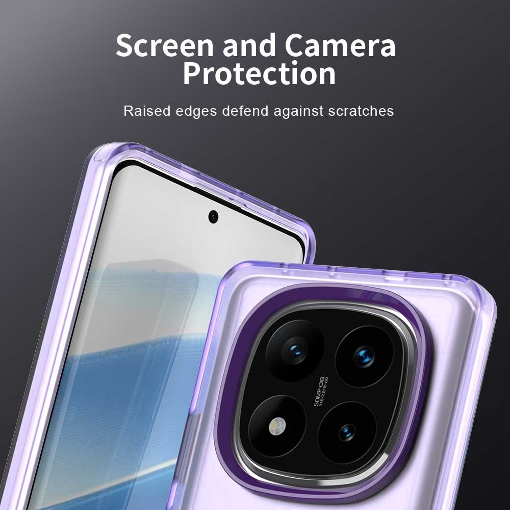 Candy zselés tok MagSafe-val a Xiaomi Redmi Note 14 Pro-ra - lila