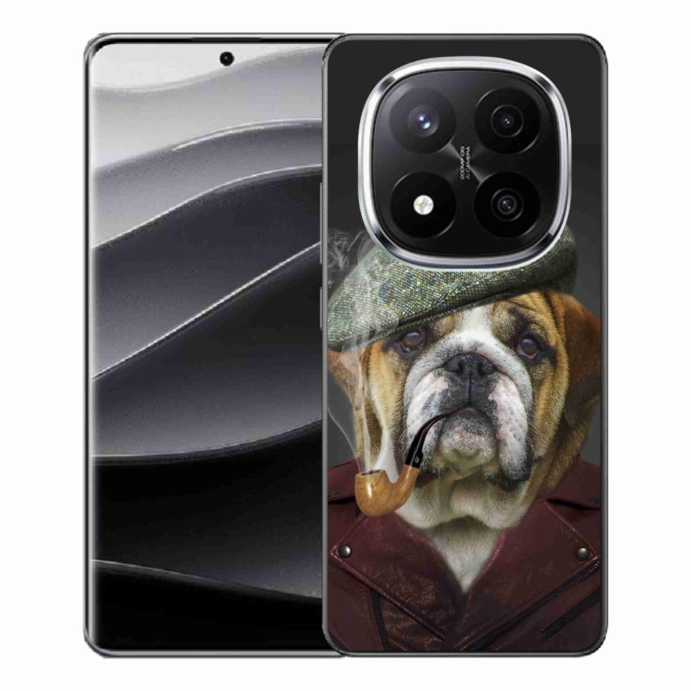 Gél borítás mmCase a Xiaomi Redmi Note 14 Pro+ 5G számára - kutya csővel