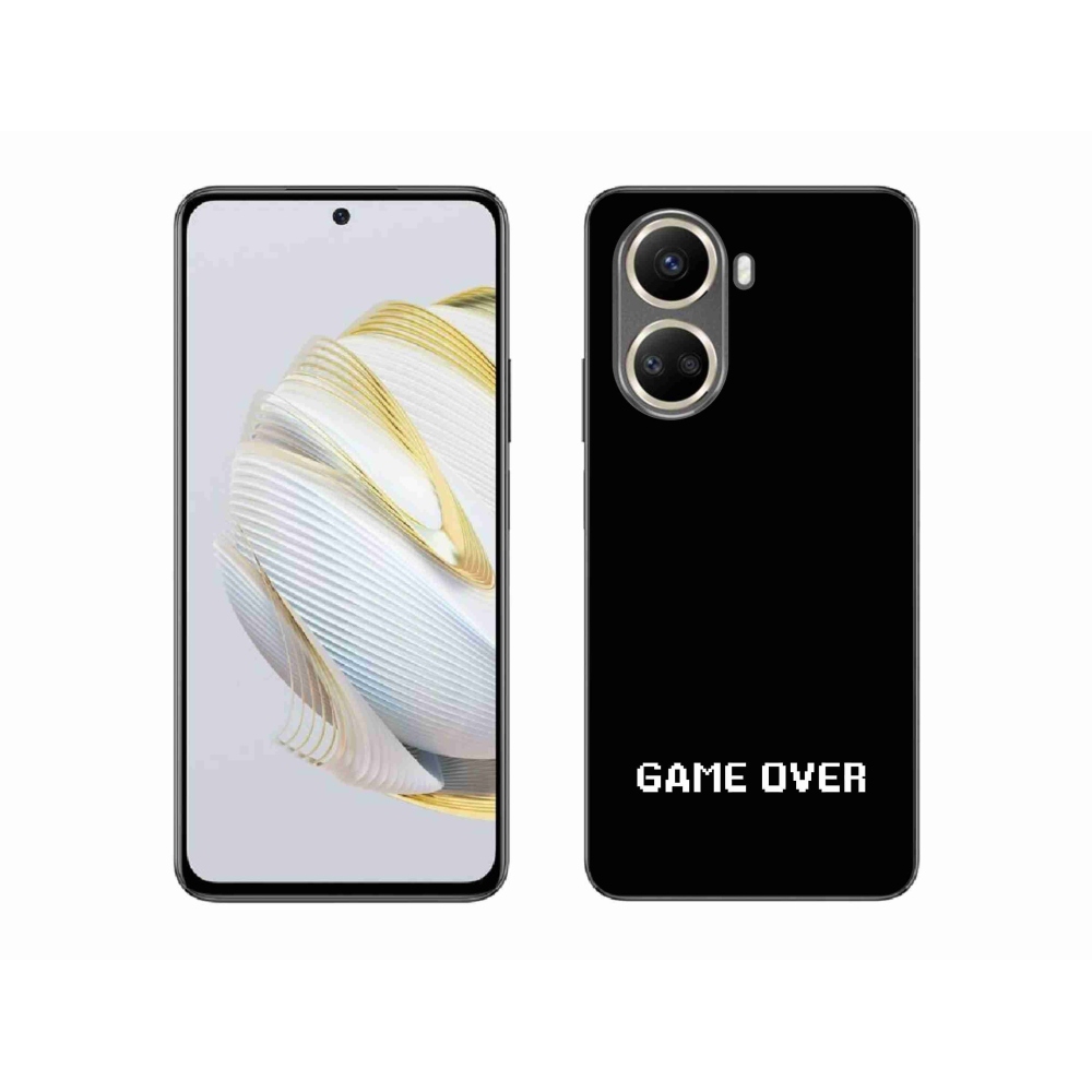 Gél borító mmCase a Huawei Nova 10 SE számára - játék fekete háttérrel