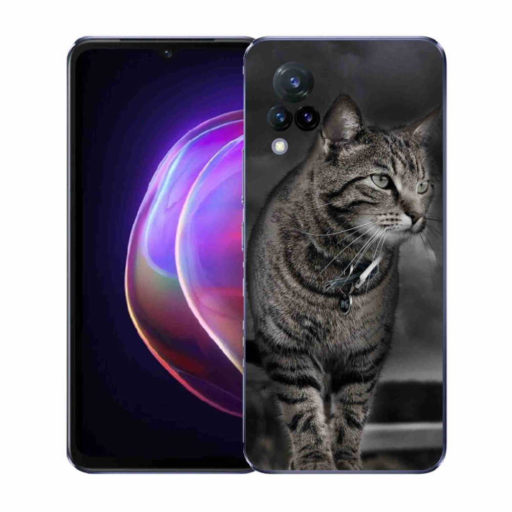 Zselés borítás mmCase a Vivo V21 4G/5G készülékhez - macska