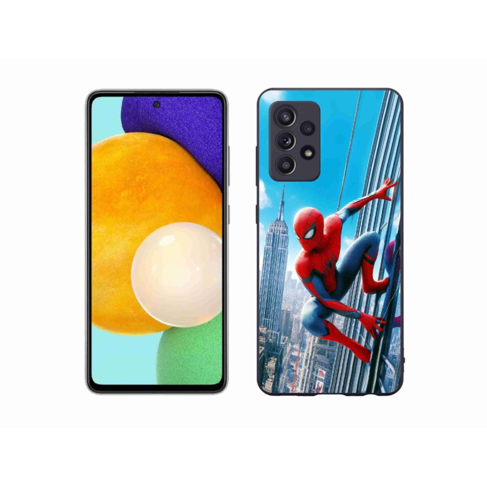 Gél borítás mmCase Samsung Galaxy A52s 5G - pókemberhez
