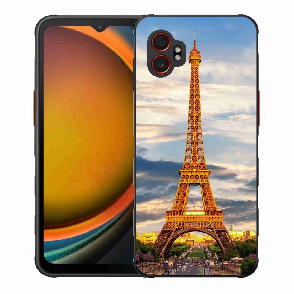 Zselés borítás mmCase Samsung Galaxy Xcover 7 Pro - eiffel torony 3