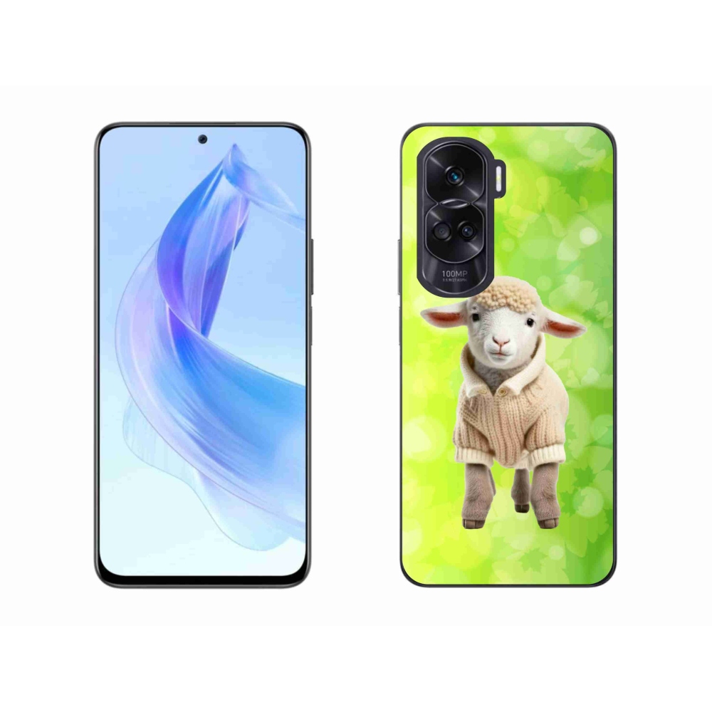 Zselés borítás mmCase a Honor 90 Lite-hoz - bárány pulóverben