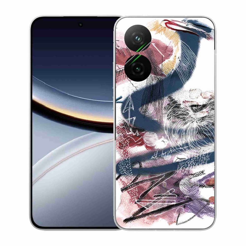 Gél borítás mmCase a Xiaomi Poco F7 5G számára - absztrakt motívum 28