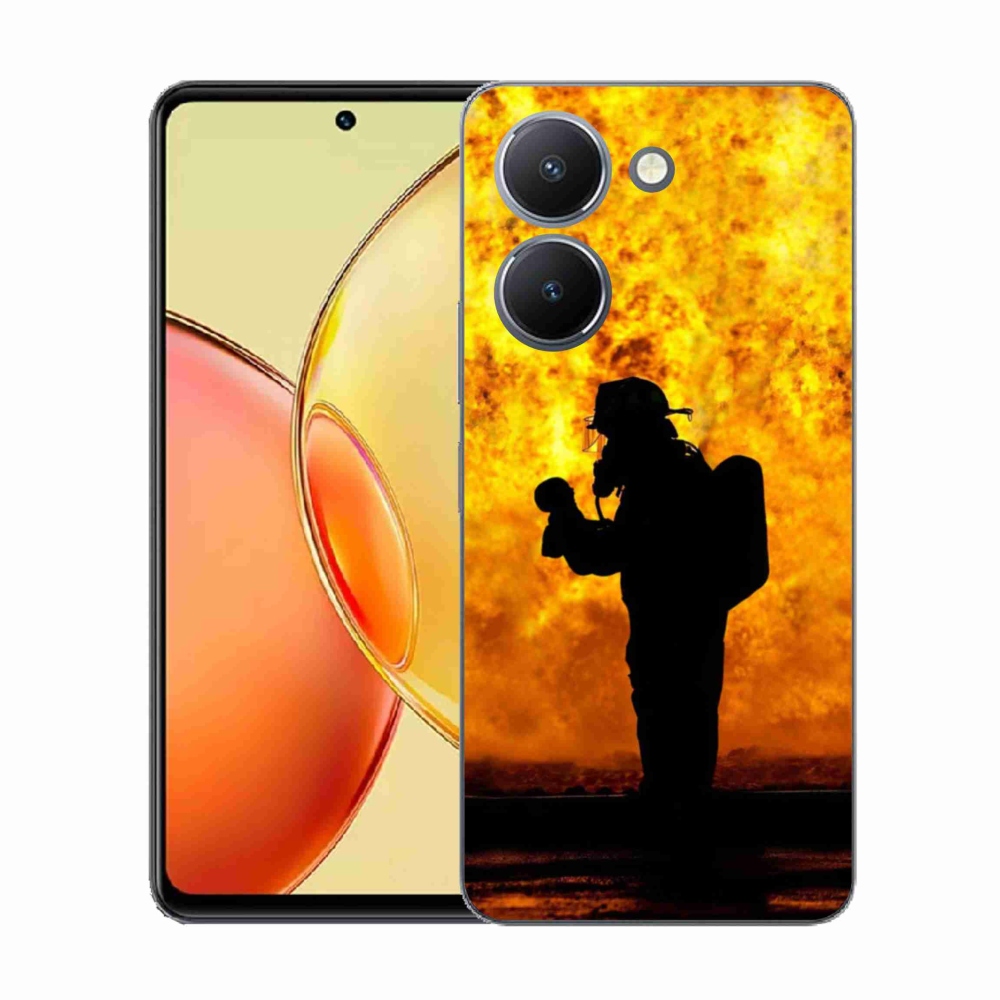 Gél borítás mmCase a Vivo Y36-hoz - tűzoltó
