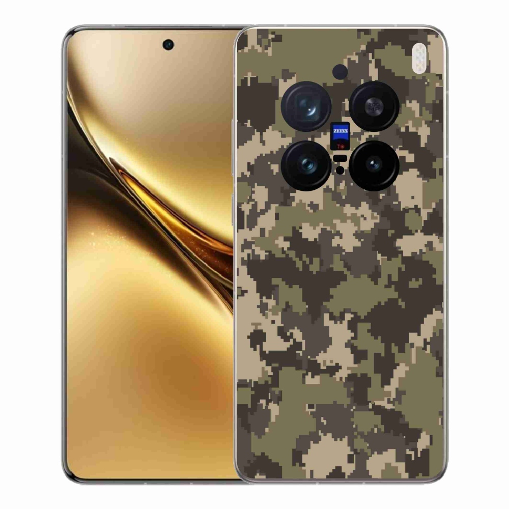 Zselés borítás mmCase a Vivo X200 Pro 5G készülékhez - terepszínű minta 12