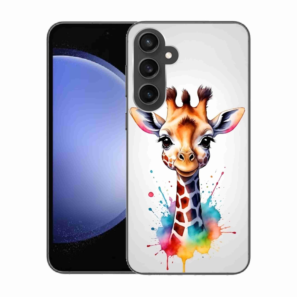 Zselés borítás mmCase Samsung Galaxy S23 FE - zsiráf 1