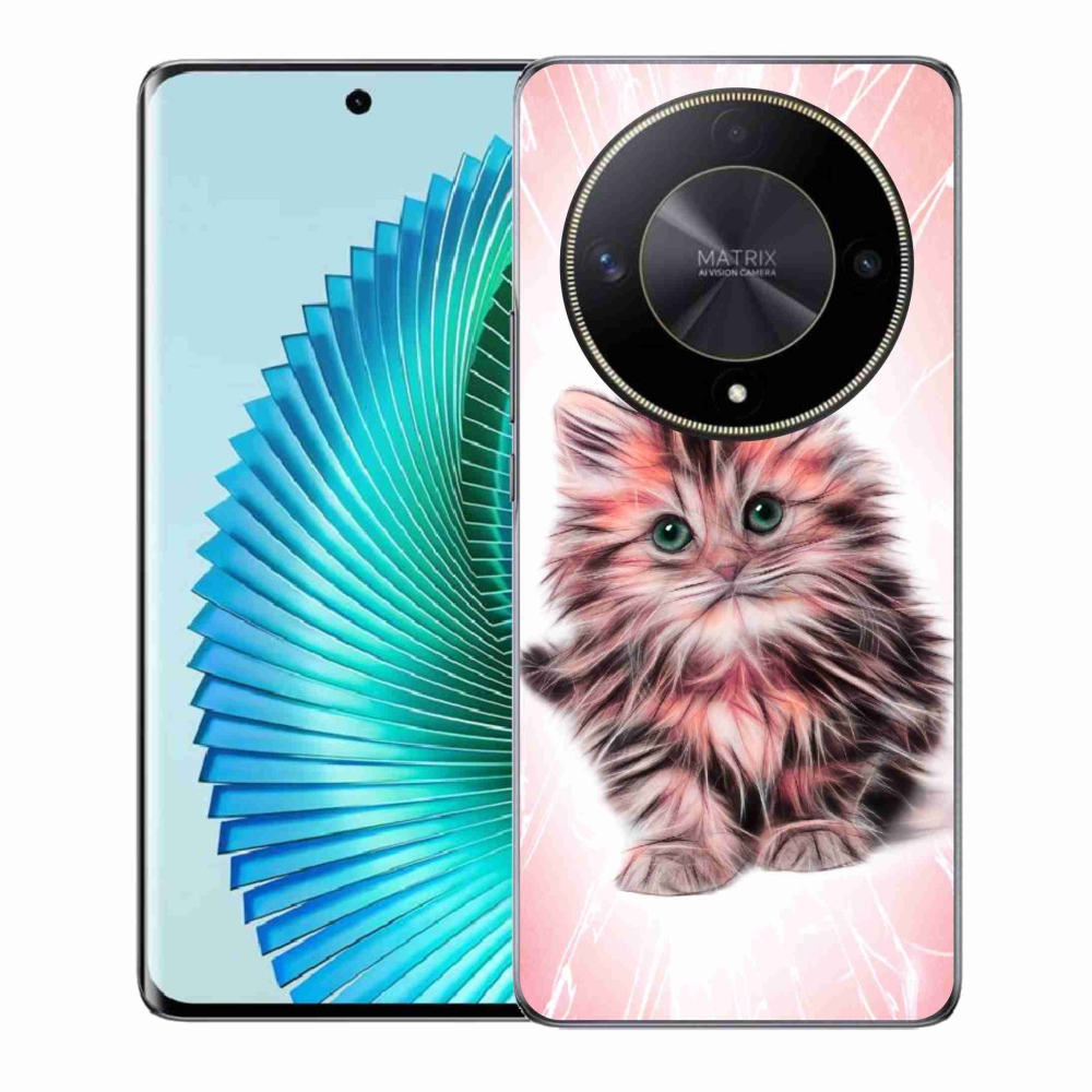 Gél borítás mmCase a Honor Magic 6 Lite 5G számára - aranyos cica