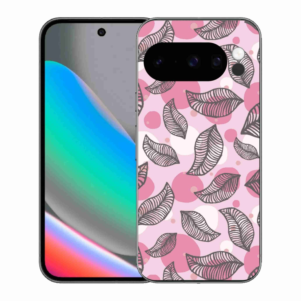 Gél borítás mmCase a Google Pixel 10 Pro számára - rajzfilmes hulló levelek