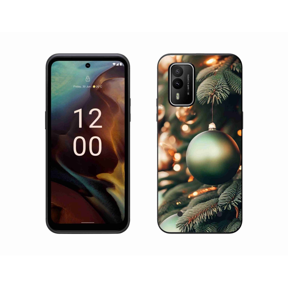 Zselés borítás mmCase a Nokia XR21 készülékhez - karácsonyi dekorációk 1