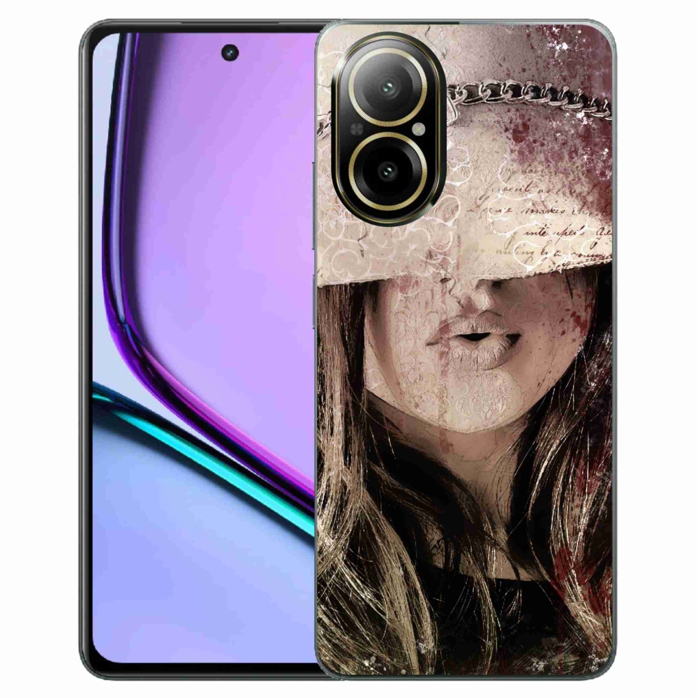 Gél borító mmCase a Realme C67 készülékhez - lány