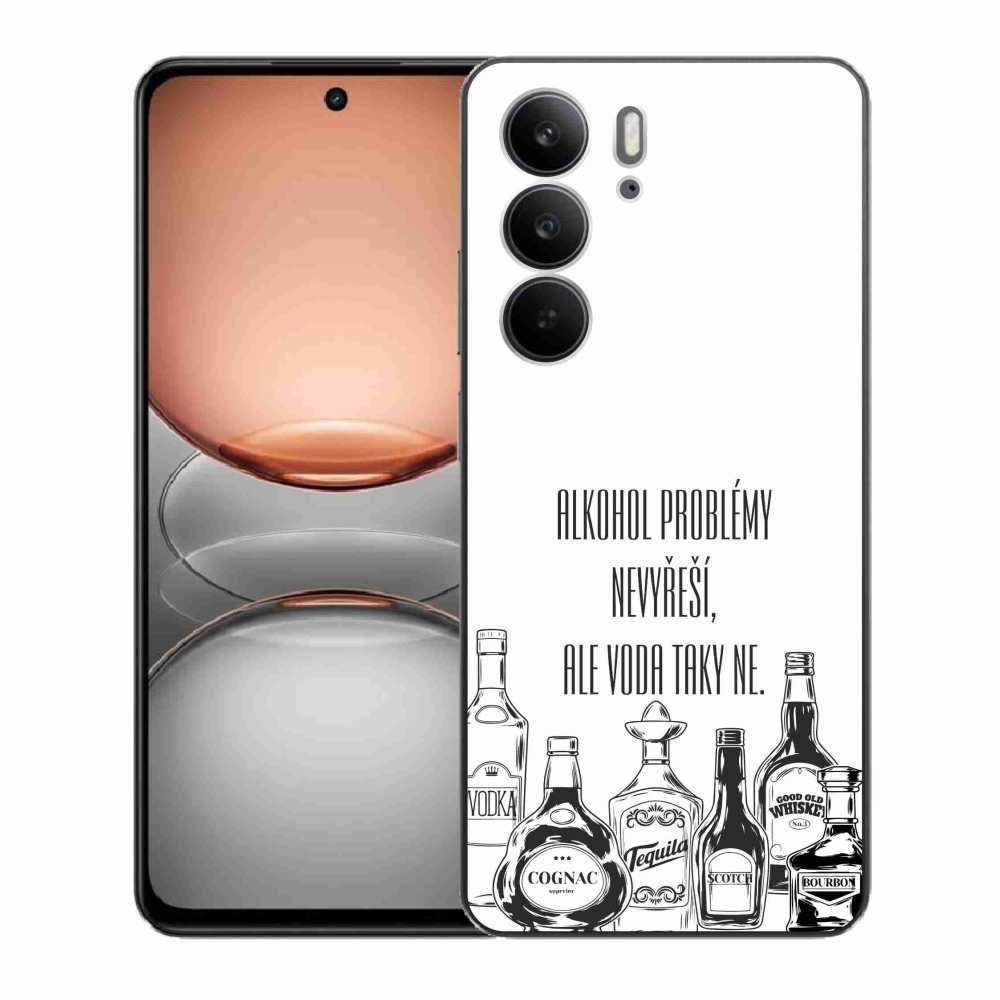 Gél borító mmCase a Realme C75 készülékhez - vicces szöveg fehér háttérrel