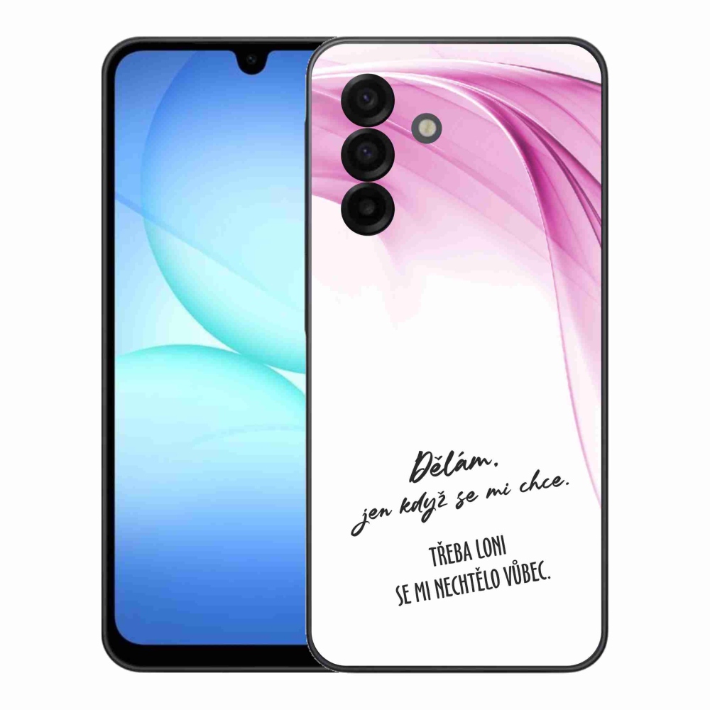 Gél borítás mmCase Samsung Galaxy A17 4G/5G - vicces szöveg 12 fehér háttér