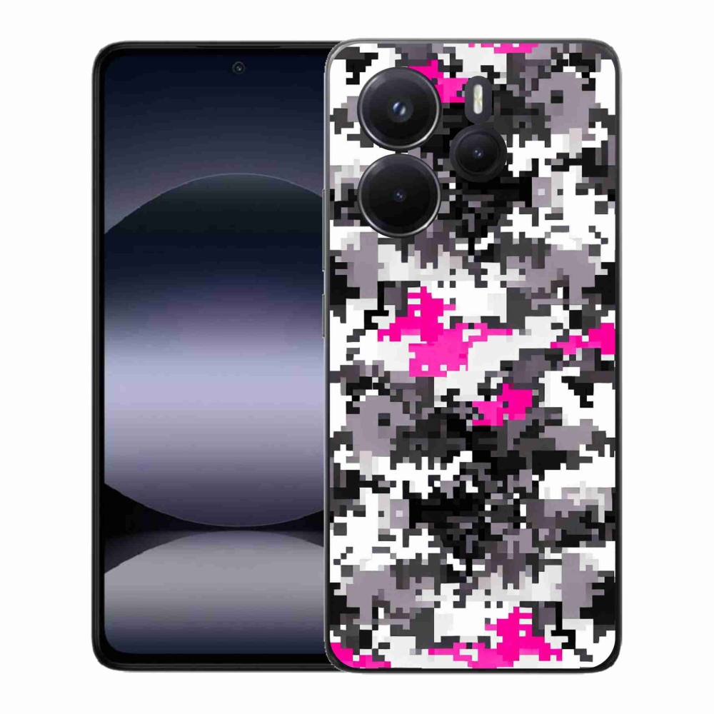 Gél borítás mmCase a Xiaomi Redmi Note 14-hez - terepszínű minta 4