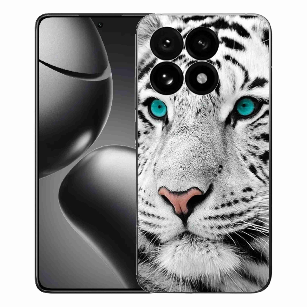 Gél borítás mmCase a Xiaomi 15T-hez - fehér tigris