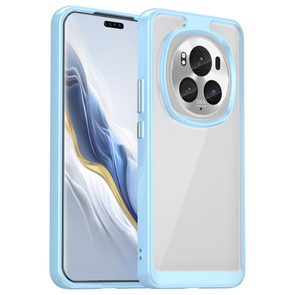 Gél tok fix hátlappal a Honor Magic 6 Pro 5G készülékhez - kék