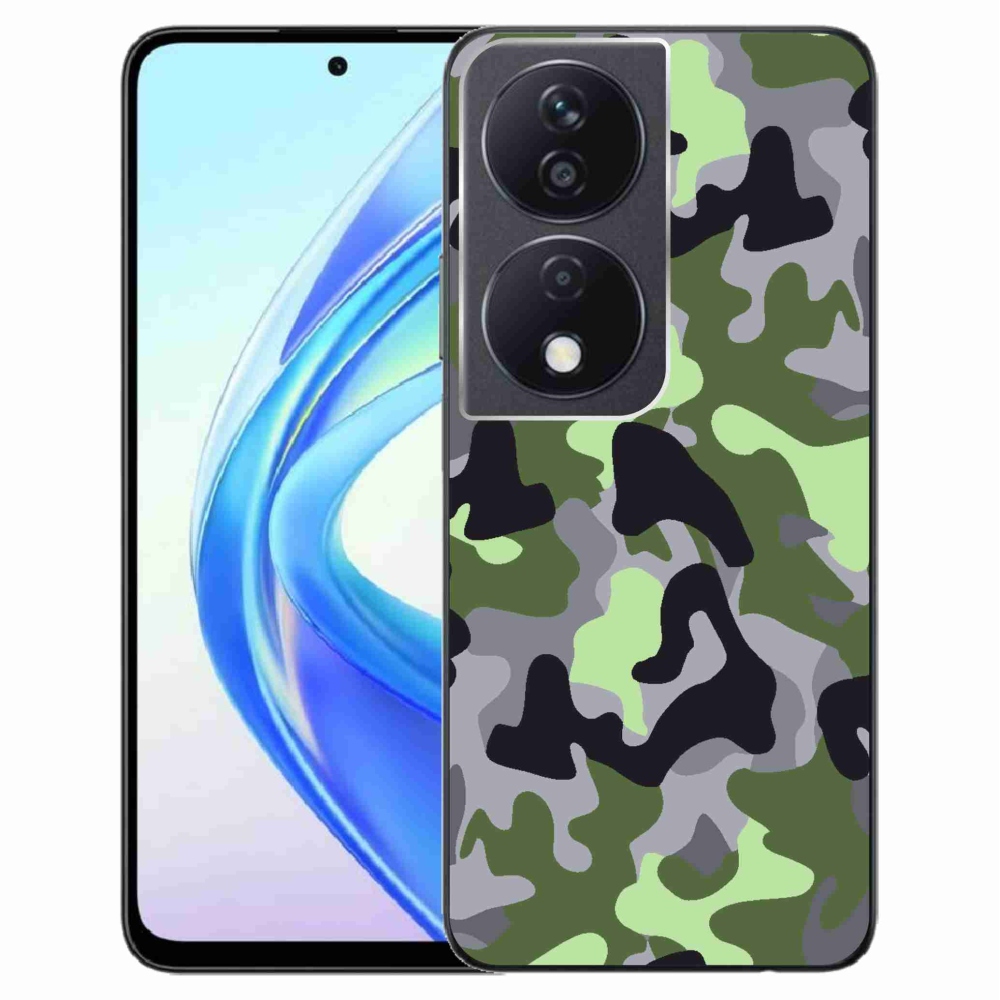 Zselés borítás mmCase a Honor X7b/Honor 90 Smart készülékhez - terepszínű minta 7