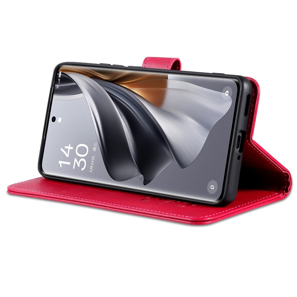 AZNS könyvtáska a Huawei Pura 70 készülékhez - piros színű