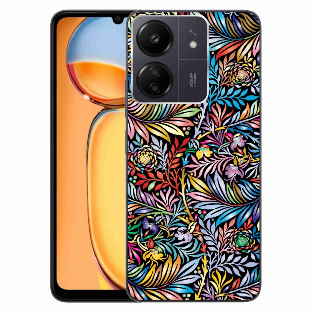 Gél borító mmCase a Xiaomi Poco C65/Redmi 13C - virágok 5