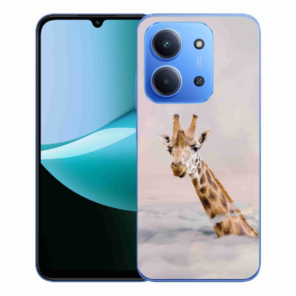 Gél borítás mmCase a Xiaomi Redmi 15C 4G/5G (173mm) - zsiráf a felhőkben
