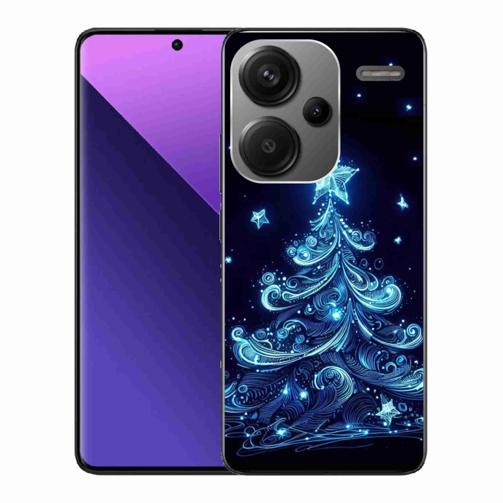 Gél borítás mmCase a Xiaomi Redmi Note 13 Pro+ 5G - neon karácsonyfa 4