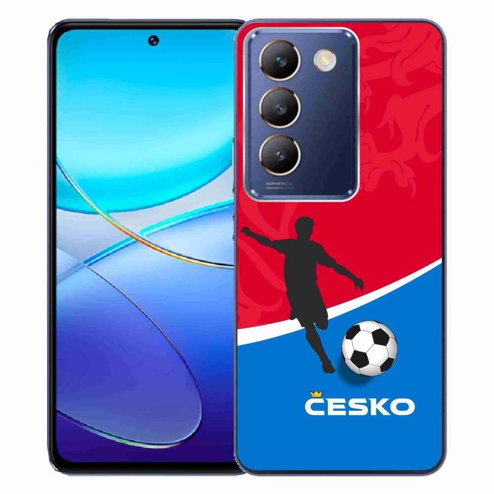 Gél borítás mmCase Vivo V40 SE 4G/5G - futball Csehország
