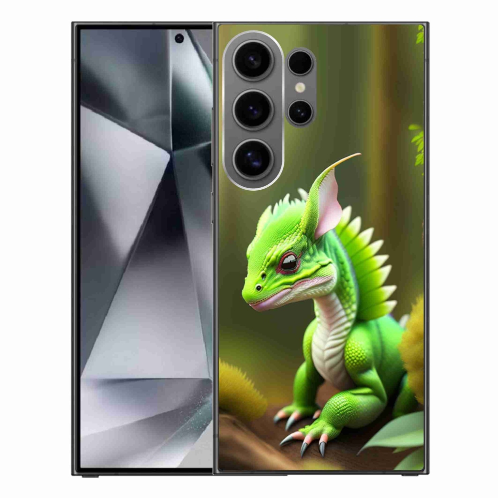 Zselés borítás mmCase Samsung Galaxy S24 Ultra - zöld sárkány