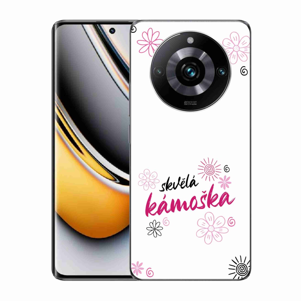 Gél borítás mmCase a Realme 11 Pro/11 Pro+ - nagyszerű haver fehér háttérrel