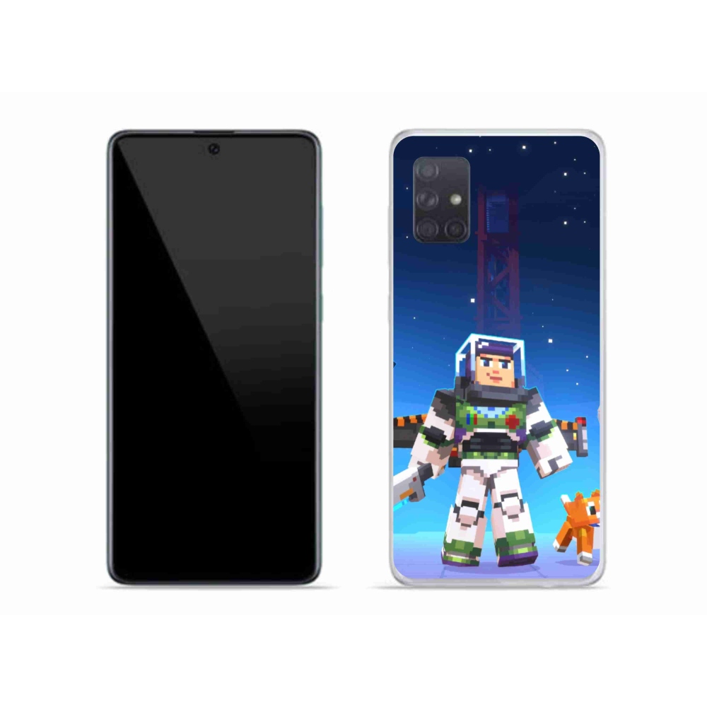 Gél borítás mmCase Samsung Galaxy A71 készülékhez - minecraft 2