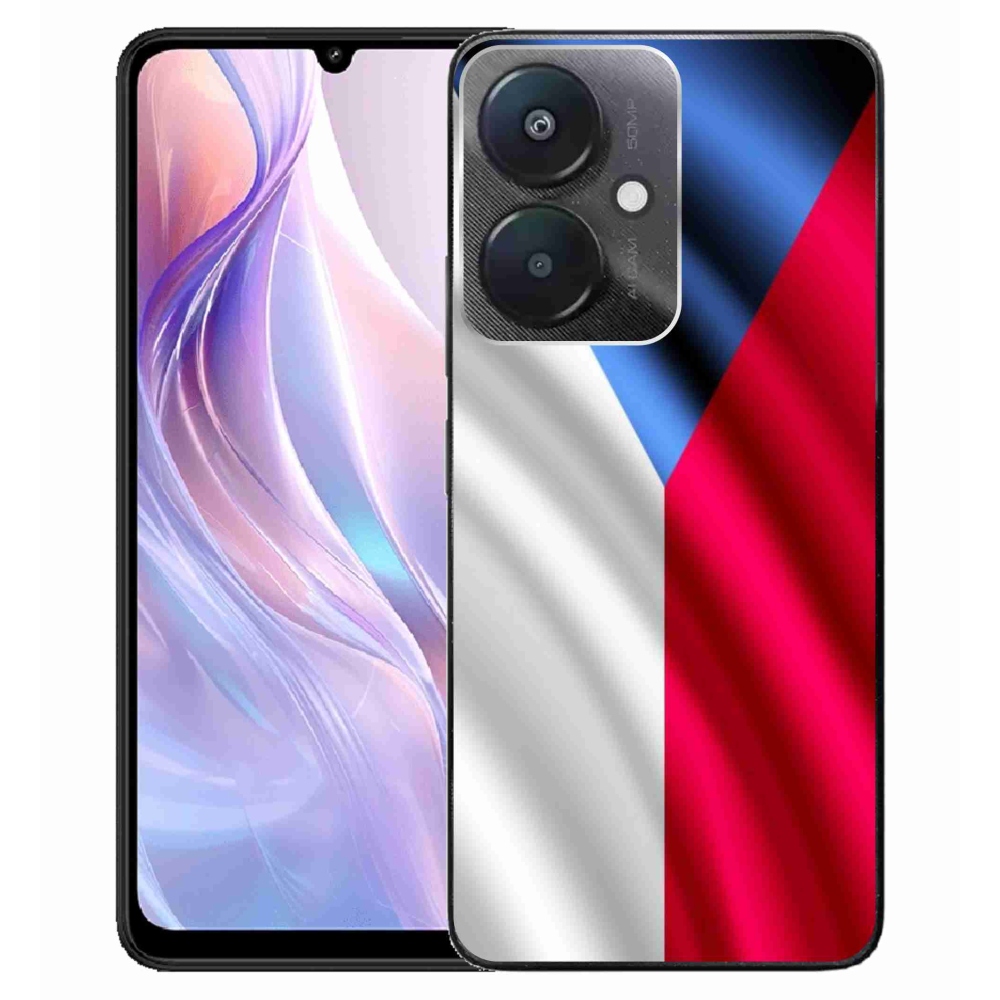 Gél borítás mmCase a Xiaomi Redmi 13C 5G számára - cseh zászló