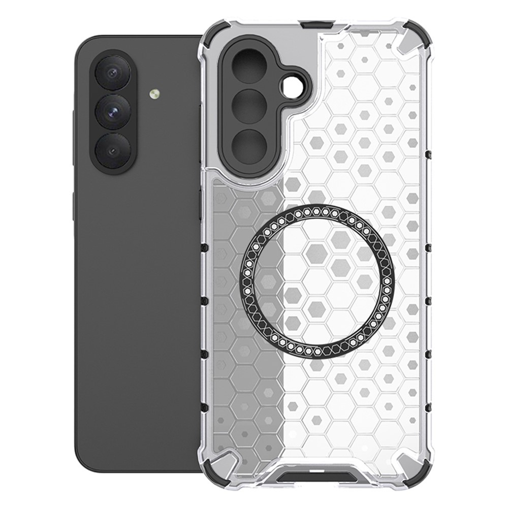 Mézédes, tartós védőburkolat MagSafe-val a Samsung Galaxy A26 5G készülékre - átlátszó